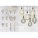 TRIO 907-879 LED Design Lampe Globe 1x8W | E27 | 560lm | 2700K - dimmbar, Bernstein