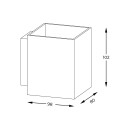 Zuma Line 003064-024543 Spot-Wandleuchte SQUARE G9