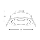Zuma Line 003064-024581 Einbauleuchte CHUCK GU10