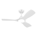Philips 8721103096005 LED Ventilator mit Licht Olas  | 30W integrierte LED-Quelle | 2650lm | 3000-6500K | Dimmer | Fernbedienung | weiß