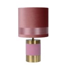 Lucide 10500/81/66 Tischlampe Extravaganza Frizzle 1x40w | E14 - Rosa, Metall, Kabelschalter