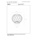 Lucide L215282530 Tischlampe DANZA E27