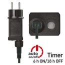Emos D4AC05 Weihnachtskette Classic 24m 240 LED | 6w | IP44 - Timer, kaltweiß, grün
