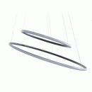 LEDKO 00457 LED Kronleuchter 1x85W | 3000K - schwarz