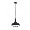 LEDKO 00345 Pendelleuchte 1x40W | E27 - schwarz