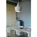 LEDKO 00344 Pendelleuchte 1x40W | E27 - weiß