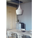 LEDKO 00344 Pendelleuchte 1x40W | E27 - weiß