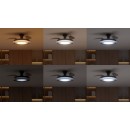 Philips 8721103096067 LED Ventilator mit Licht Bliss  | 35W integrierte LED-Quelle | 4500lm | 2700-6500K | Dimmer | Fernbedienung | gold