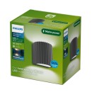 Philips 8721103104830 LED Außenwandleuchte Zyra  | 4W integrierte LED-Quelle | 800lm | 2700K | anthrazit