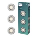 Philips 8721103037114 Set von Einbauleuchten Peridot GU10 | chrom