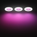 Philips Hue  8721103072900 LED Set von Einbauleuchten Xamento  | 4W GU10 | 350lm | 2000-6500K | rgb - farbig | Dimmer | weiß