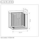 Lucide 21122/01/30 Deckenleuchte Sansa 1x40W | E27