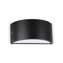 Ideal lux 118635 Außenwandleuchte REX-2 E27 | schwarz