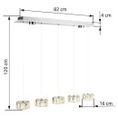 Globo 49350-52H LED Hängeleuchte Deckenleuchte Amur 1x48W | 4000K