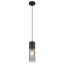 Globo 21000HB Deckenleuchte Annika 1x25W | E27 - schwarz, rauch