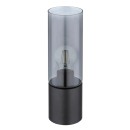 Globo 21000TB Tischleuchte Annika 1x25W | E27 - Berührungsschalter, schwarz, Rauch