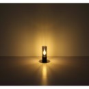 Globo 21000TB Tischleuchte Annika 1x25W | E27 - Berührungsschalter, schwarz, Rauch