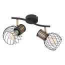 Globo 54013-2 Deckenleuchte Argusto 2x40W | E27 - schwarz