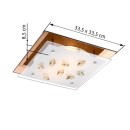 Globo 40412-2 Deckenleuchte Ayana 2x40W | E27