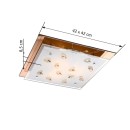 Globo 40412-3 Deckenleuchte Ayana 3x40W | E27
