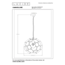 Lucide L104234030 Pendelleuchte HANNELORE  E27