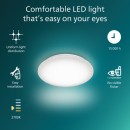 Philips 8721103069054 LED Deckenleuchte CL200 | 20W integrierte LED-Quelle | 2000lm | 2700K | weiß