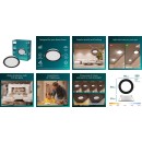Philips 8721103131256 LED Einbauleuchte MESON | 6W integrierte LED-Quelle | 340lm | 3000K | schwarz