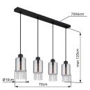 Globo 15799-4H Pendelleuchte BACKEY  E27