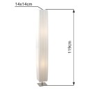 Globo 24662 Stehleuchte Bailey 2x40W | E27 - weiß