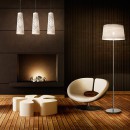 Ideal Lux 082561 Pendelleuchte 4x60W Basket | E27 - weiß