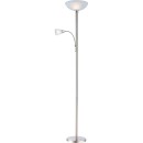 Globo 58931LED LED Stehleuchte Blade 1x8W | 700lm | 3000K - Nickel, weiß