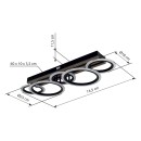 Globo 67360D4 LED Deckenleuchte BLEVINS  | 34W integrierte LED-Quelle | 1750lm | 3000/4000/6000K