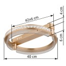 Globo 67196-36 LED Deckenleuchte BLONDIE  | 36W integrierte LED-Quelle | 2000lm | 2700-6500K