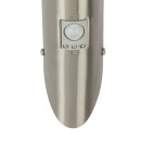 Globo 3157S Außenwandleuchte mit Bewegungssensor Boston 1x60W | E27 | IP44 - Edelstahl, opal