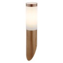Globo 3157W Außenwandleuchte Jaicy 1x23W | E27 | IP44 - Holz, opal