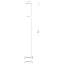 Globo 31588A Außenleuchte Boston 1x60W | E27 | IP44 - Anthrazit