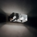 Ideal Lux Wandleuchte Box AP2 2x40W G9 - chrom
