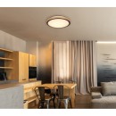 Globo 41764-24 LED-Deckenleuchte Bruno 1x24W | 1000lm | 3000-4500-6000K - opal, schwarz, braun