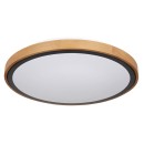 Globo 41764-24 LED-Deckenleuchte Bruno 1x24W | 1000lm | 3000-4500-6000K - opal, schwarz, braun