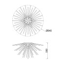 Zuma Line 003064-011260 Deckenleuchte URCHIN G9