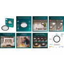 Philips 8721103131355 LED Einbauleuchte MESON  | 17W integrierte LED-Quelle | 1300lm | 4000K | schwarz
