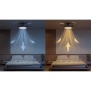 Philips 8721103096081 LED Ventilator mit Licht Atlas  | 35W integrierte LED-Quelle | 4500lm | 2700-6500K | Dimmer | Fernbedienung | chrom