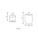 Globo CANDLY 28101 LED Tischlampe | 1W LED | 3lm | param_chromaticnost_val_2300K