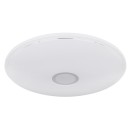 Globo 41386-30RGBSH LED-Deckenleuchte Connor 1x30W | 2400lm | 3000-6000K | RGB - Smart Light, Fernbedienung, dimmbar, Nachtmodus, Memory-Funktion, Timer, Glitzereffekt, weiß