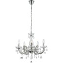 Globo 63116-5 Pendelleuchte Cumbra II 5x40W | E14 - transparent