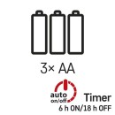 EMOS D3FC01 LED Weihnachtslichterkette integrierte LED-Quelle | 4000K