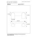 Lucide L139580231 Spot-Deckenleuchte PUNCH  GU10