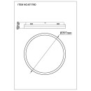 Globo DELLA 67179D LED Deckenleuchte | 40W LED | 1790lm