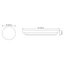 Globo 32118-24 Außenbereich LED Deckenleuchte Dori 1x24W | 3000K | IP54