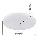Globo 41261-24 LED Deckenleuchte ECLYPSE | 24W integrierte LED-Quelle | 2000lm | 3000K